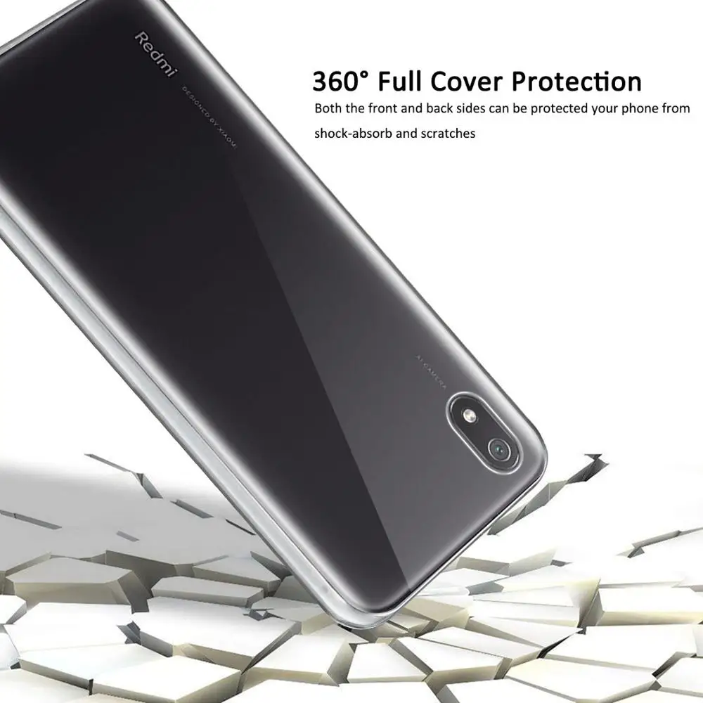 Чехол с полным покрытием 360 градусов для Xiaomi Redmi Note 8T 8 Pro 7 7A 6 5 6A 4X Mi Lite 9 SE K20
