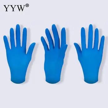 100pcs/Box Blue Disposable Hand Gloves Latex Gloves For Kitchen BBQ Work Home Universal One-Off Gloves For Left and Right Hand 
100pcs/Box Blue Disposable Hand Gloves Latex Gloves For Kitchen BBQ Work Home Universal One-Off Gloves For Left and Right Hand