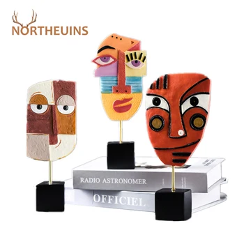 NORTHEUINS Resin Abstract Human Face Figurines Creative Character Mask Statues For Home Decor Desk Art Christmas Decoration Gift
NORTHEUINS Resin Abstract Human Face Figurines Creative Character Mask Statues For Home Decor Desk Art Christmas Decoration Gift