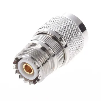 Straight N Male to UHF SO-239 Female Jack Coax Adapter Connector
Straight N Male to UHF SO-239 Female Jack Coax Adapter Connector
