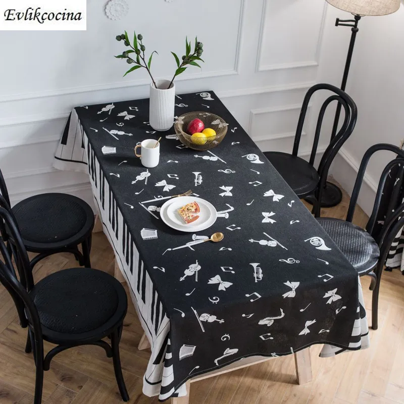 Free Shipping Piano Black Table Cloth Cotton Linen Music Tablecloth Dining Table Cover Kitchen Home Decor Mantel Mesa
Free Shipping Piano Black Table Cloth Cotton Linen Music Tablecloth Dining Table Cover Kitchen Home Decor Mantel Mesa