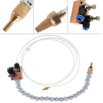Mist Coolant Lubrication Spray System with Double Throttle and 8mm Air Pipe for Metal Cutting Engraving Cooling Machine 
Mist Coolant Lubrication Spray System with Double Throttle and 8mm Air Pipe for Metal Cutting Engraving Cooling Machine