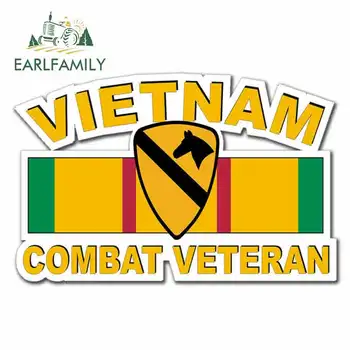 EARLFAMILY 13cm x 8.6cm for Vietnam 1st Cavalry Div Combat Veteran Car Stickers and Decals Bumper Laptop Beauty Fine Car Decal
EARLFAMILY 13cm x 8.6cm for Vietnam 1st Cavalry Div Combat Veteran Car Stickers and Decals Bumper Laptop Beauty Fine Car Decal