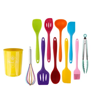 10Pcs Silicone Cooking Utensils Set Non-stick Spatula Shovel Cooking Tools Set With Storage Box Kitchen Tools Kitchenware
10Pcs Silicone Cooking Utensils Set Non-stick Spatula Shovel Cooking Tools Set With Storage Box Kitchen Tools Kitchenware