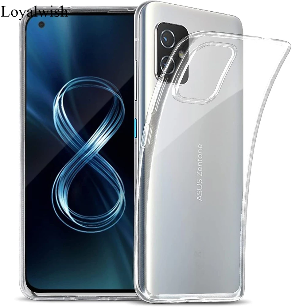 Ультратонкий Прозрачный чехол для Asus Zenfone 8 Flip 7 6 6Z 5 4 3 Max M2 ZB633KL ZB631KL ZA550KL L1 ZB602KL ZB555KL