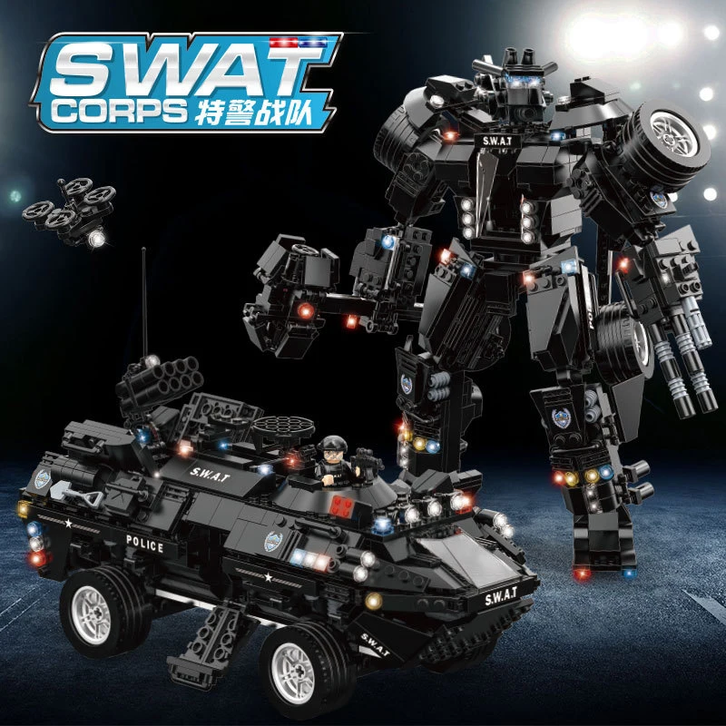 Special Police Force Armored Vehicle Building-block Toys Compatible with Legoinglys DIY Educating Children Christmas Gifts
Special Police Force Armored Vehicle Building-block Toys Compatible with Legoinglys DIY Educating Children Christmas Gifts