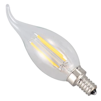 LBER Dimmable E12 4W COB Candle Flame Filament LED Light Bulb Lamp 12.5*3.5cm
LBER Dimmable E12 4W COB Candle Flame Filament LED Light Bulb Lamp 12.5*3.5cm
