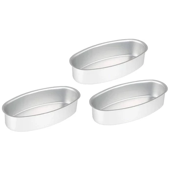 3 Pcs Oval Bread Loaf Pan Cake Mold Homemade Cheesecake Meatloaf Baking Bakeware for Oven and Baking
3 Pcs Oval Bread Loaf Pan Cake Mold Homemade Cheesecake Meatloaf Baking Bakeware for Oven and Baking