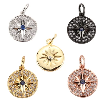 Charm Charms for Jewelry Making Supplies Gold Star North Star Diy Earring Necklace Metal Copper Mosaic CZ Zircon Accessories
Charm Charms for Jewelry Making Supplies Gold Star North Star Diy Earring Necklace Metal Copper Mosaic CZ Zircon Accessories