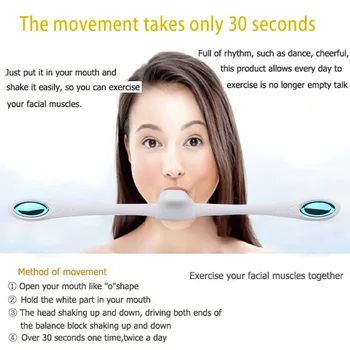 Face Muscles Training Facial Fitness Massager Wand Roller Anti Wrinkles Smile Face Lifting Exercise Tool
Face Muscles Training Facial Fitness Massager Wand Roller Anti Wrinkles Smile Face Lifting Exercise Tool