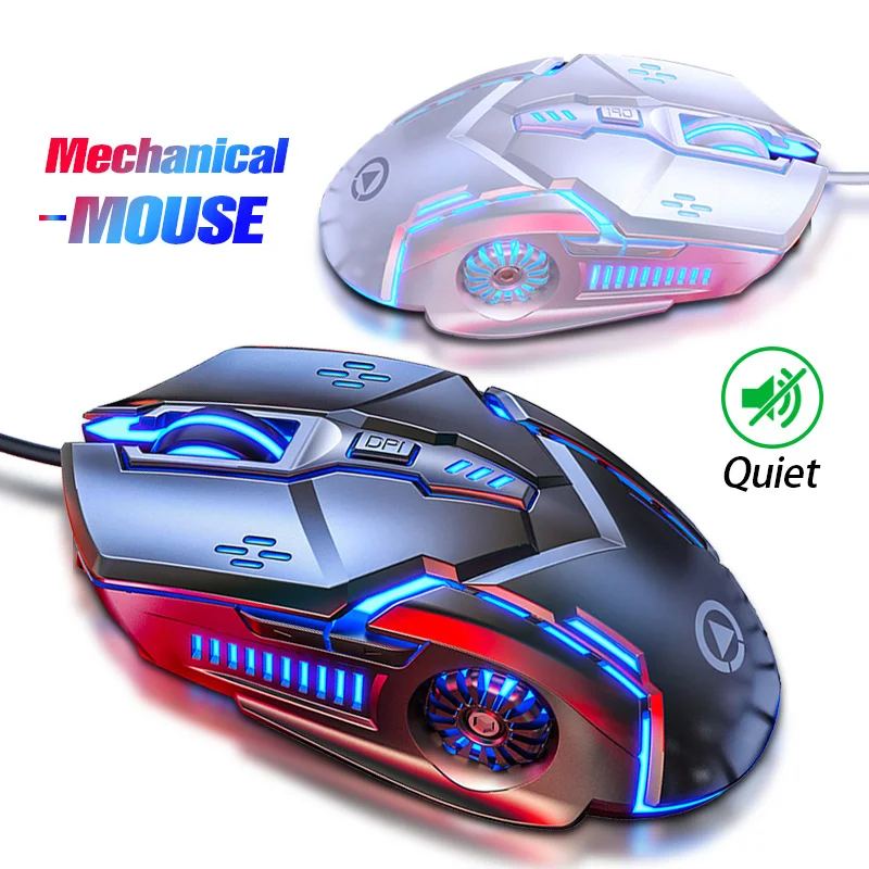 Gaming Mouse Mute Gamer Mice 6D 3200 DPI Adjustable Luminous LED USB Computer Mouse For Laptop PC Mechanical High Speed Mouse
Gaming Mouse Mute Gamer Mice 6D 3200 DPI Adjustable Luminous LED USB Computer Mouse For Laptop PC Mechanical High Speed Mouse