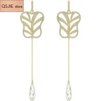 QSJIE High quality SWA Valentine's Day gift selection banana fan lady's Earrings
QSJIE High quality SWA Valentine's Day gift selection banana fan lady's Earrings