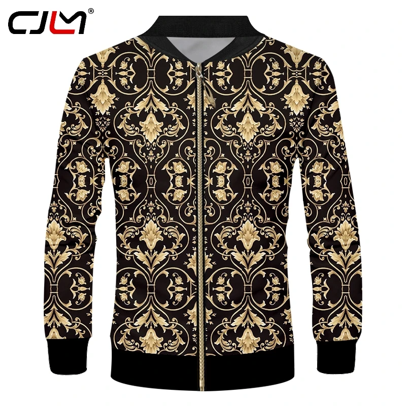 CJLM Autumn New Zip Jacket Men Baroque Coat Loose Tops 3d Printied Luxury Golden Pattern Plus Size 5xl Clothes Unisex Clothing
CJLM Autumn New Zip Jacket Men Baroque Coat Loose Tops 3d Printied Luxury Golden Pattern Plus Size 5xl Clothes Unisex Clothing