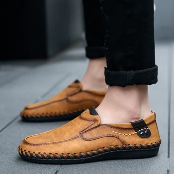 Fashion Comfortable Male Loafers Casual Leather Driving Shoes Men Light Breathable Men'S Loafers Plus Size Leather Shoes Men Loa
Fashion Comfortable Male Loafers Casual Leather Driving Shoes Men Light Breathable Men'S Loafers Plus Size Leather Shoes Men Loa