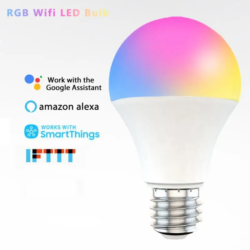 1-6Pieces 15W WiFi RGB Smart LED Bulb E27 B22 Smart Home Automation Bulbs Voice Control Work With Amazon Alexa Google Home IFTTT
1-6Pieces 15W WiFi RGB Smart LED Bulb E27 B22 Smart Home Automation Bulbs Voice Control Work With Amazon Alexa Google Home IFTTT