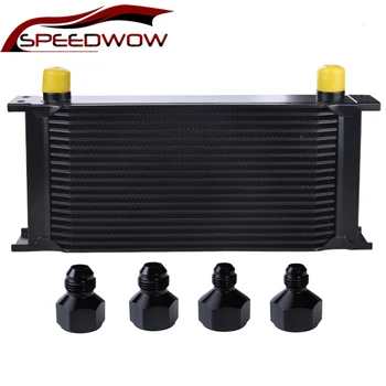 SPEEDWOW 19 Row AN10 Universal British Type Radiator Kit 10AN Stacked Plate Engine Transmission Oil Cooler Aluminum Radiator Kit
SPEEDWOW 19 Row AN10 Universal British Type Radiator Kit 10AN Stacked Plate Engine Transmission Oil Cooler Aluminum Radiator Kit