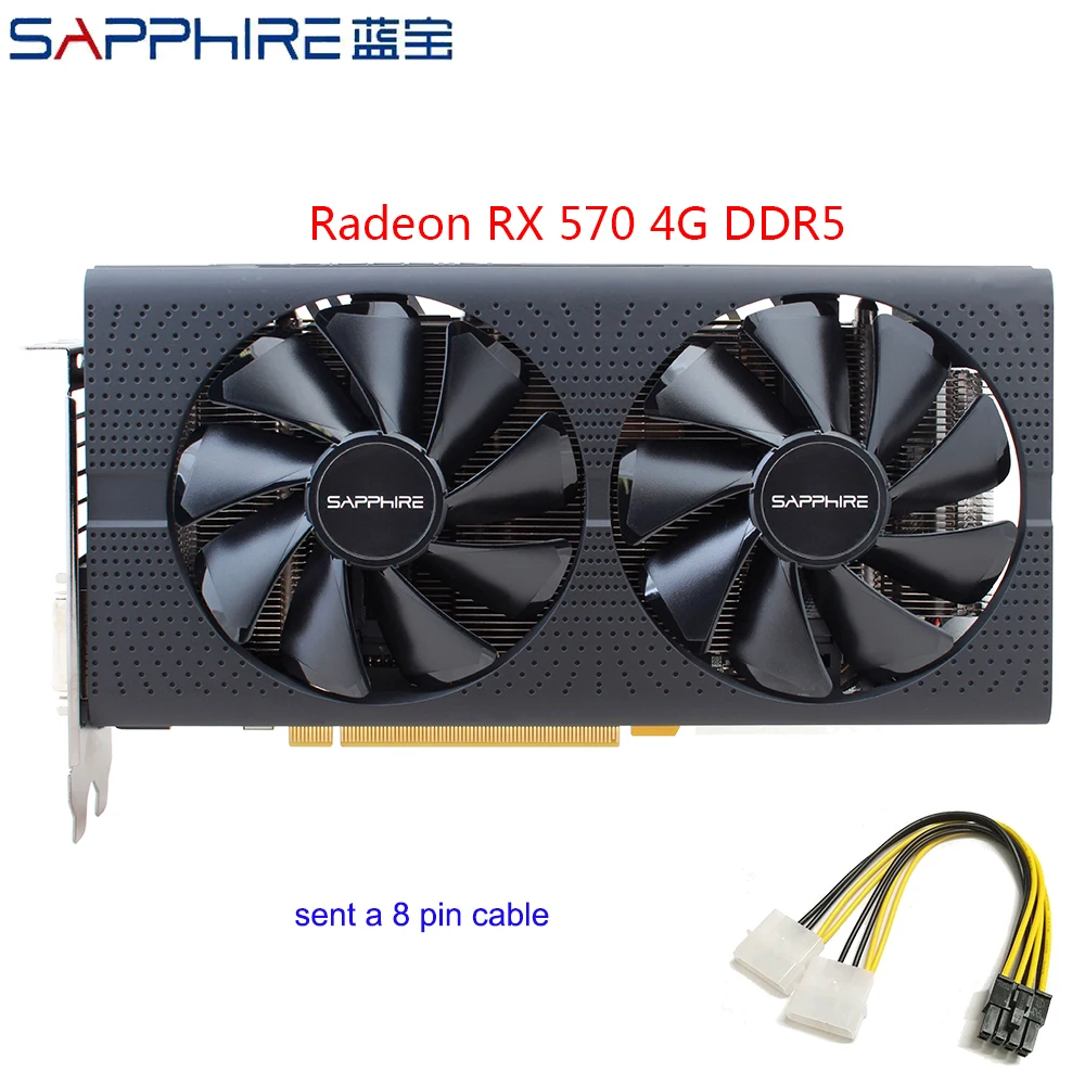 SAPPHIRE RX 570 4GB AMD Radeon Gaming Graphics Cards RX570 256bit GDDR5 Video Card PCI Express 3.0 Desktop For Gaming PC Used
SAPPHIRE RX 570 4GB AMD Radeon Gaming Graphics Cards RX570 256bit GDDR5 Video Card PCI Express 3.0 Desktop For Gaming PC Used