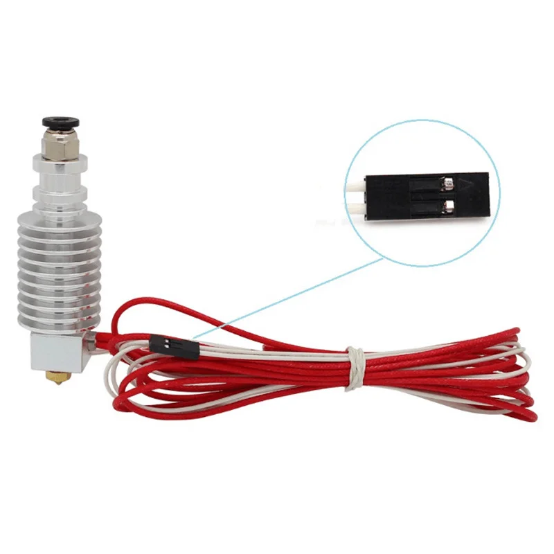 Head Hot End V5 Metal Throat 0.4mm Nozzle Head Hob Thermistor Copper Cover&heat Pipe Kit For Kossel Linear 3D Printer Extruder
Head Hot End V5 Metal Throat 0.4mm Nozzle Head Hob Thermistor Copper Cover&heat Pipe Kit For Kossel Linear 3D Printer Extruder