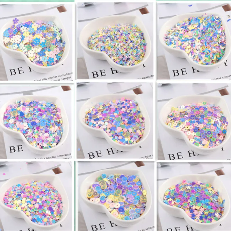 10g/ Pack Ice Cream Mixed Color Nail Sequin Sequin Sequin Sequin Heart Moon DIY Wedding Decoration Clay Filler Nail Art.
10g/ Pack Ice Cream Mixed Color Nail Sequin Sequin Sequin Sequin Heart Moon DIY Wedding Decoration Clay Filler Nail Art.