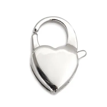 Stainless Steel Lobster Clasp Hooks Findings 16mm&20mm Heart End Connectors For DIY Necklace Bracelet Jewelry Making, 1PC
Stainless Steel Lobster Clasp Hooks Findings 16mm&20mm Heart End Connectors For DIY Necklace Bracelet Jewelry Making, 1PC