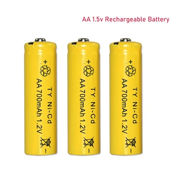 15Pcs/Lot AA 700mAh 1.2V Rechargeable NI-CD Battery For camera calculator alarm clock mouse remote control batteries
15Pcs/Lot AA 700mAh 1.2V Rechargeable NI-CD Battery For camera calculator alarm clock mouse remote control batteries