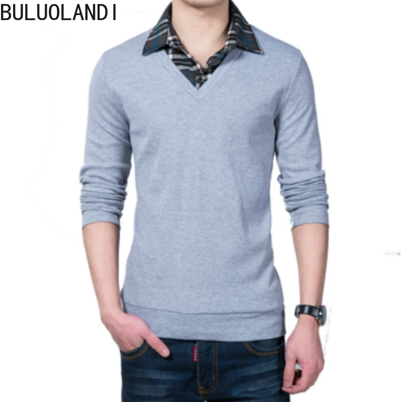 Autumn and Winter New Fashion Casual Color Matching Lapel Plus Fat XL Long Sleeve Pullover Men's Fake Two Sweaters 5XL Casual
Autumn and Winter New Fashion Casual Color Matching Lapel Plus Fat XL Long Sleeve Pullover Men's Fake Two Sweaters 5XL Casual