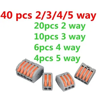 Mini Fast Wire Connectors Universal Compact Wiring Conductor Push-in Terminal Block Soft And Hard Wire Connector
Mini Fast Wire Connectors Universal Compact Wiring Conductor Push-in Terminal Block Soft And Hard Wire Connector