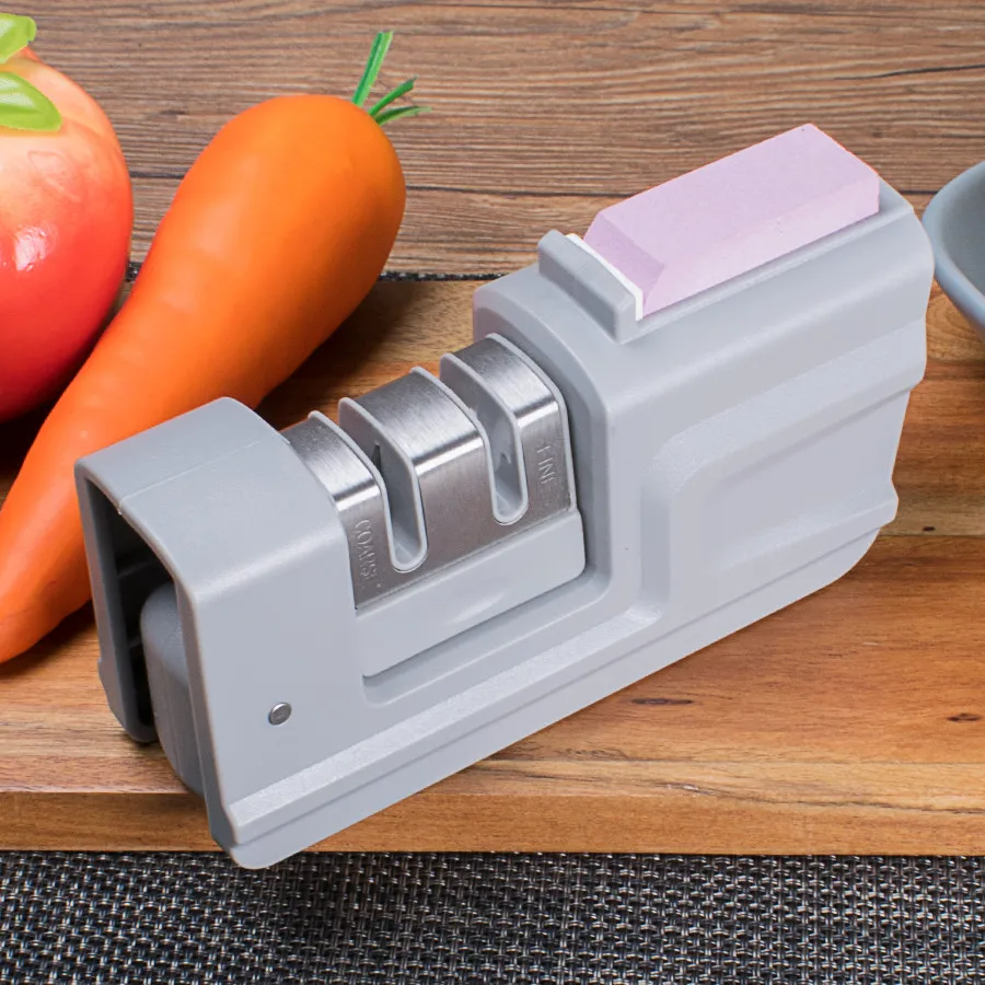 Sharpener household kitchen knife sharpening stone rod multi-function kitchen gadget retractable
Sharpener household kitchen knife sharpening stone rod multi-function kitchen gadget retractable