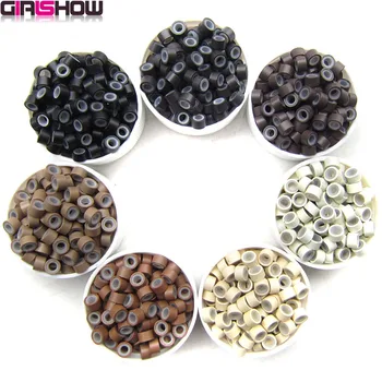300pcs 5.0mm Silicone Micro Ring Aluminium Micro Silicone Rings/Links/Beads Hair Extensions Tools For Human Hair
300pcs 5.0mm Silicone Micro Ring Aluminium Micro Silicone Rings/Links/Beads Hair Extensions Tools For Human Hair
