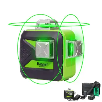 Huepar 12 Lines 3D Cross Line Laser Level Self-Leveling 360 Vertical & Horizontal Green Beam USB Charge Use Dry & Li-ion Battery
Huepar 12 Lines 3D Cross Line Laser Level Self-Leveling 360 Vertical & Horizontal Green Beam USB Charge Use Dry & Li-ion Battery