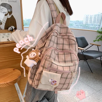 College Book Lady Badge Backpack Kawaii Fashion Girl School Bag Trendy Women Cute Backpack Nylon Female Harajuku Bag Student New 
College Book Lady Badge Backpack Kawaii Fashion Girl School Bag Trendy Women Cute Backpack Nylon Female Harajuku Bag Student New