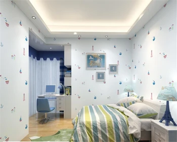 BEIBEHANG Mediterranean style children's room wallpaper bedroom bedside background wall paper papel de parede 3d wallpaper roll
BEIBEHANG Mediterranean style children's room wallpaper bedroom bedside background wall paper papel de parede 3d wallpaper roll