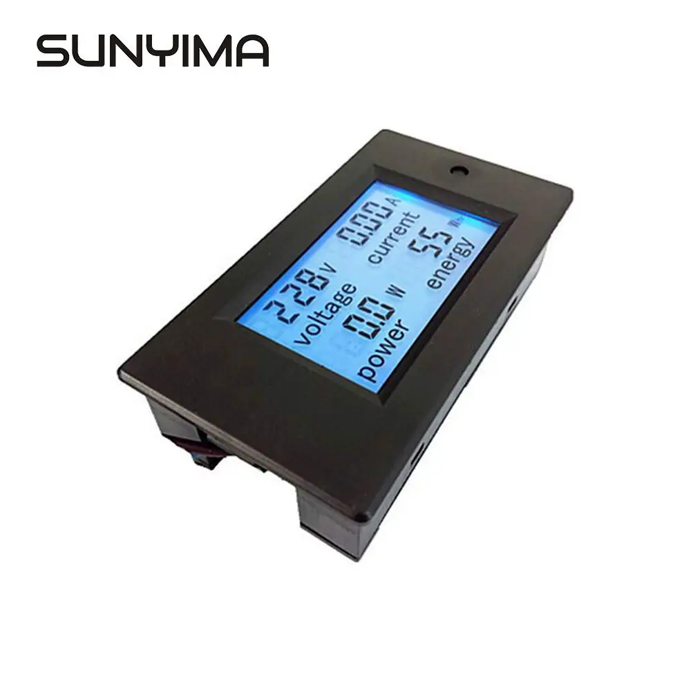 SUNYIMA 100A AC80-260V Digital LED Panel Meter Monitor Power Energy For DIY with CT coil
SUNYIMA 100A AC80-260V Digital LED Panel Meter Monitor Power Energy For DIY with CT coil