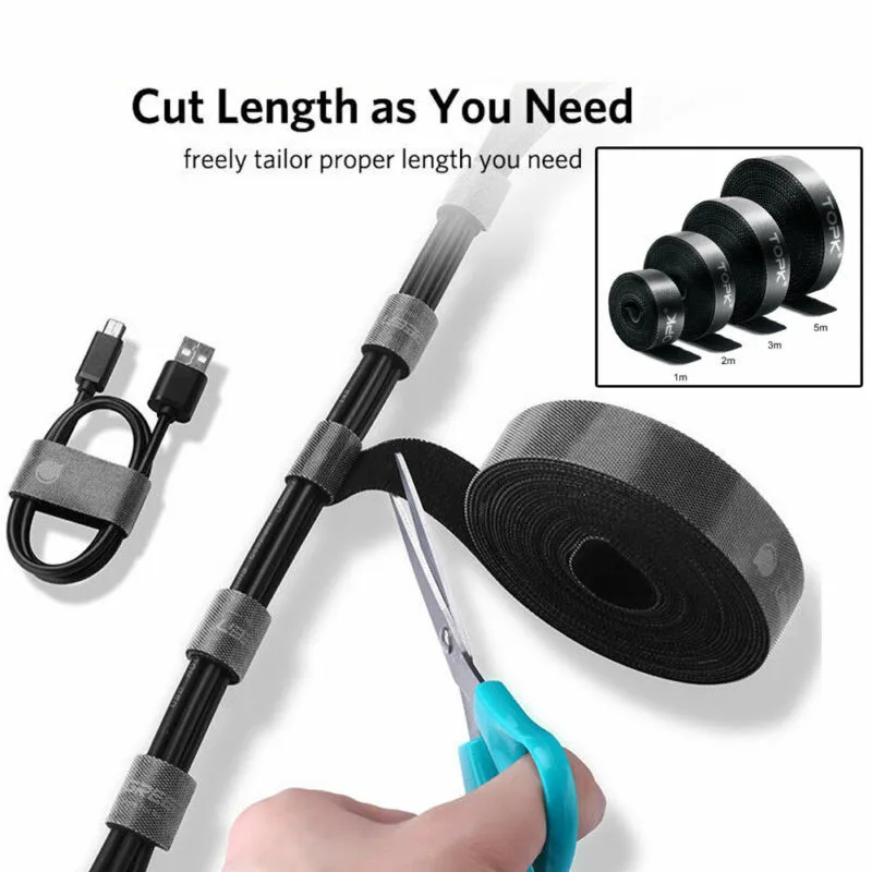 Velcro Strap Cable Tie Fastening Self Adhesive Roll Wrap Wire Clip Velcro Multi-function Finishing Tape Cable Winder 3E26
Velcro Strap Cable Tie Fastening Self Adhesive Roll Wrap Wire Clip Velcro Multi-function Finishing Tape Cable Winder 3E26