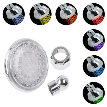 LED Shower Heads 7 Colors Flash Light Automatically Changing Handheld Shower Heads With Air Jet LED Pressure-Boost Nozzle
LED Shower Heads 7 Colors Flash Light Automatically Changing Handheld Shower Heads With Air Jet LED Pressure-Boost Nozzle