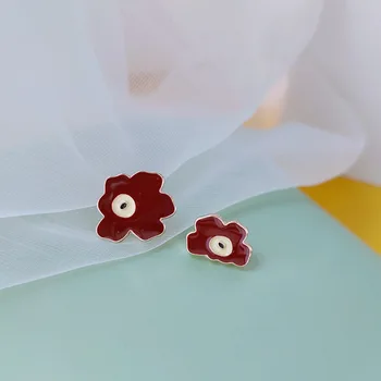 Bright Eye 925 Silver Plated 14k Real Gold Non-symmetrical AB-Art Creative Drip Glaze Oil Drop Ear Stud Women's Live Ear Stud
Bright Eye 925 Silver Plated 14k Real Gold Non-symmetrical AB-Art Creative Drip Glaze Oil Drop Ear Stud Women's Live Ear Stud