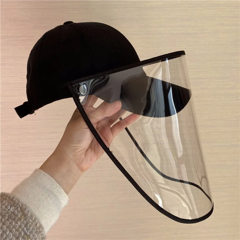 Unsex Anti-fog Protective Mask Removable Visor Windproof Baseball Hat Spring Summer Outdoor Men Women Baseball Cap
Unsex Anti-fog Protective Mask Removable Visor Windproof Baseball Hat Spring Summer Outdoor Men Women Baseball Cap