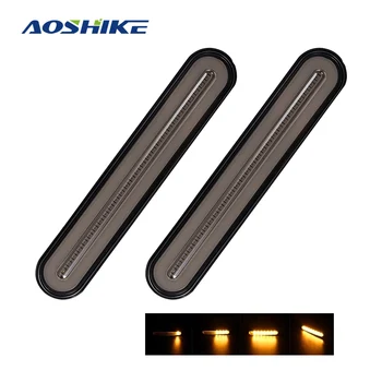 AOSHIKE 2PCS 12-24V Neon LED RV Trailer Tail Light Truck Stop Sequential Flowing Turn Signal Brake Clearance Lamp Rear Trailer
AOSHIKE 2PCS 12-24V Neon LED RV Trailer Tail Light Truck Stop Sequential Flowing Turn Signal Brake Clearance Lamp Rear Trailer