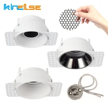 Frameless Recessed LED Ceiling Downlight Adjustable Mount Frame Socket GU10/MR16/MR11 Bulb Holder Spot Lighting Fitting Fixture
Frameless Recessed LED Ceiling Downlight Adjustable Mount Frame Socket GU10/MR16/MR11 Bulb Holder Spot Lighting Fitting Fixture