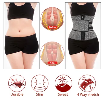 Neoprene Sauna Waist Trainer Corset Sweat Belt for Women Weight Loss Compression Trimmer Workout Fitness
Neoprene Sauna Waist Trainer Corset Sweat Belt for Women Weight Loss Compression Trimmer Workout Fitness