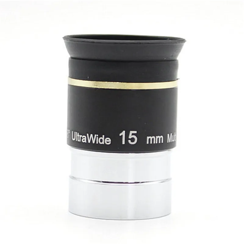 66 Degree 1.25 Inches UW 15mm Magnification and Wide Viewing Angle Astronomical Telescope Planet Eyepiece Grows UW15mm
66 Degree 1.25 Inches UW 15mm Magnification and Wide Viewing Angle Astronomical Telescope Planet Eyepiece Grows UW15mm