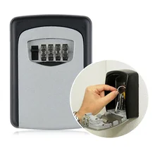 Wall-Mounted Password Key Box Anti-Theft Metal Password Lock Storage Box Home Outdoor Key Storage Box
Wall-Mounted Password Key Box Anti-Theft Metal Password Lock Storage Box Home Outdoor Key Storage Box