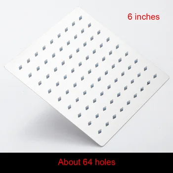 Round Square Stainless Steel Ultra-thin Shower Heads 10 8 6 Inch Shower Head Water-saving DEC889
Round Square Stainless Steel Ultra-thin Shower Heads 10 8 6 Inch Shower Head Water-saving DEC889