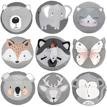 Infant Cotton Animal Crawling Blanket Baby Mats Round Floor Carpet Rugs Mat for Kids Room Nursery Decor Photo Props Cushion
Infant Cotton Animal Crawling Blanket Baby Mats Round Floor Carpet Rugs Mat for Kids Room Nursery Decor Photo Props Cushion