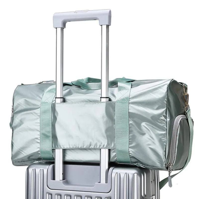 Vacation handbag yoga bag female dry and wet separation waterproof large-capacity luggage bag short-distance travel bag
Vacation handbag yoga bag female dry and wet separation waterproof large-capacity luggage bag short-distance travel bag