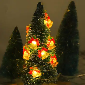 LED 8 Modes String Lights Remote Control Waterproof Christmas Tree Bell Lamp for Xmas Party Curtain Decor
LED 8 Modes String Lights Remote Control Waterproof Christmas Tree Bell Lamp for Xmas Party Curtain Decor