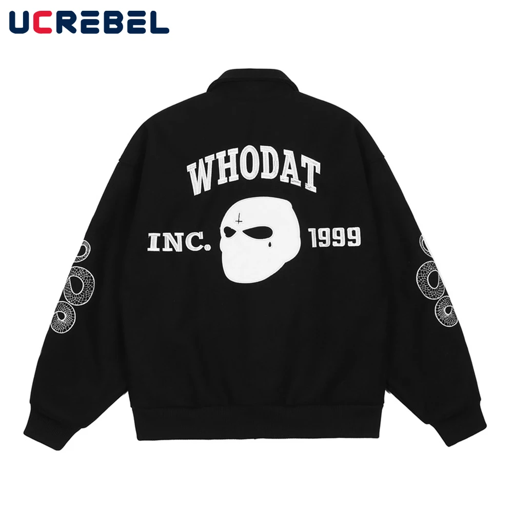 Gangster Embroidery Baseball Jacket Mens Autumn High Street Letterman Jacket Casual Loose Varsity Jacket Outerwear Men
Gangster Embroidery Baseball Jacket Mens Autumn High Street Letterman Jacket Casual Loose Varsity Jacket Outerwear Men