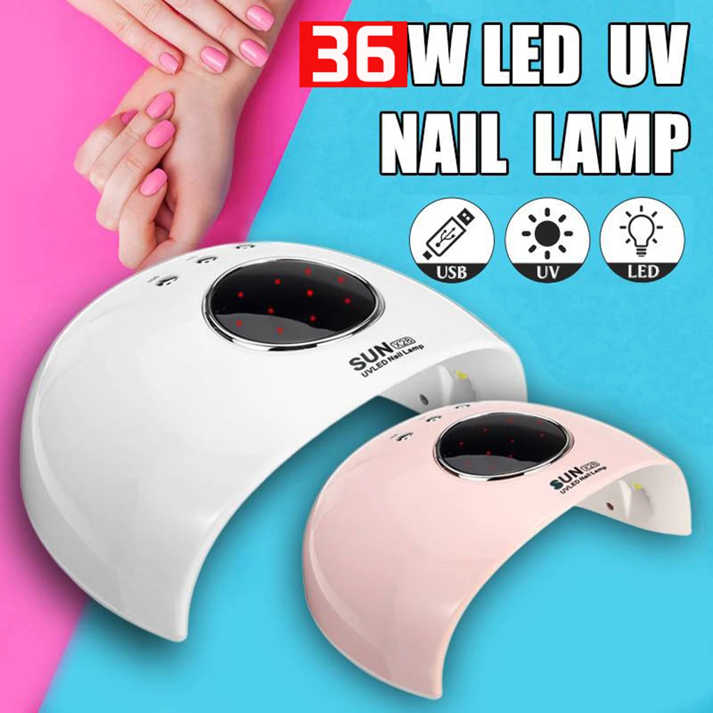 UV LED Lamp Nails Dryer 36W Ice Lamp For Manicure Gel Varnish Nail Lamp Drying Dryer Machine Nail Polish Portable Manicure Tools
UV LED Lamp Nails Dryer 36W Ice Lamp For Manicure Gel Varnish Nail Lamp Drying Dryer Machine Nail Polish Portable Manicure Tools