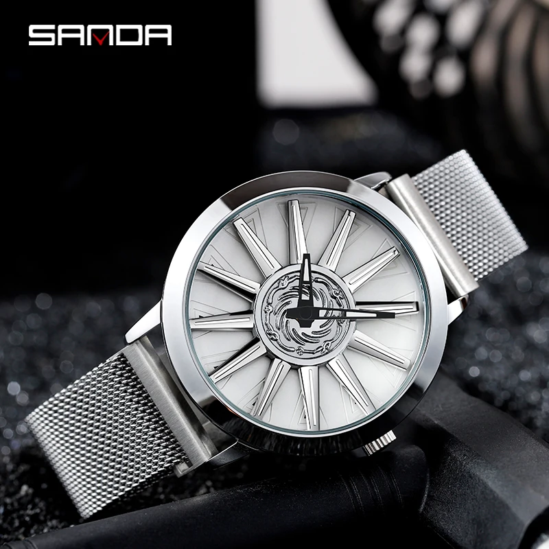 Top Brand SANDA Cool Personality Rotating Dial Men Watch Fashion Business Outdoors Sports Quartz Wristwatch Relogio Masculino
Top Brand SANDA Cool Personality Rotating Dial Men Watch Fashion Business Outdoors Sports Quartz Wristwatch Relogio Masculino