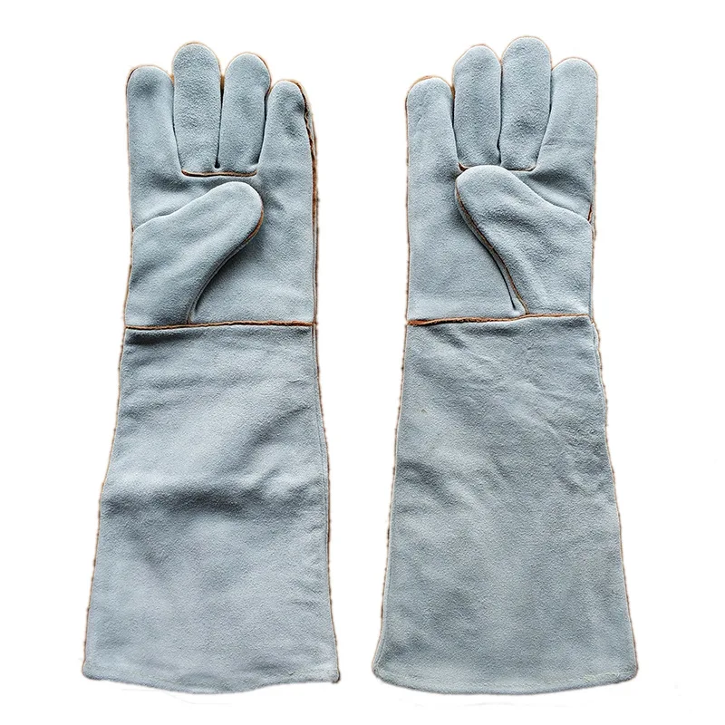 50 cm cowhide welder protective thickening and lengthening wear-resistant labor-protective welding gloves heat-resistant gloves
50 cm cowhide welder protective thickening and lengthening wear-resistant labor-protective welding gloves heat-resistant gloves
